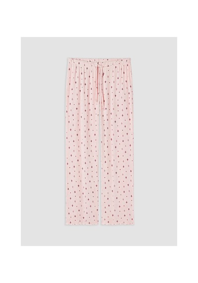 Lcw Dream Pembe U Yaka Desenli Kadın Pijama Takım