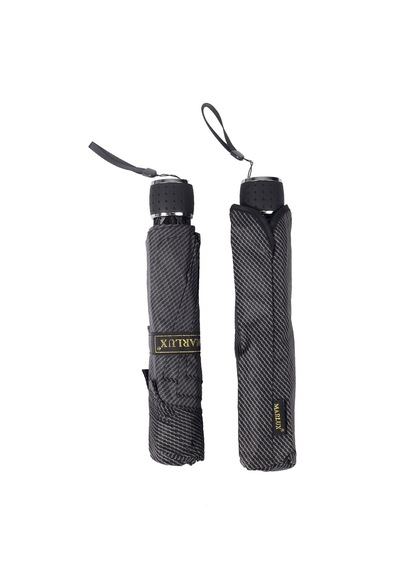 Marlux Siyah Gri Ekose Unisex Yarasa Tip Kırılmaz Şemsiye M21mar077r002 - Siyah Gri Siyah - Gri