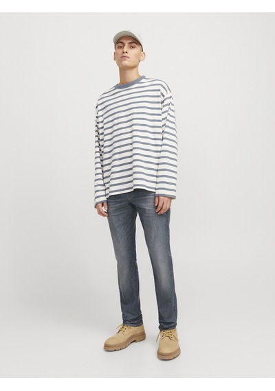 Jack & Jones Jack Jones Glenn Model Slim Fit Erkek Kot Pantolon 12268245 Gri
