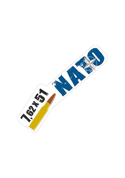 7.62x51 Nato Folyo Etiket - 21 X 6 Cm