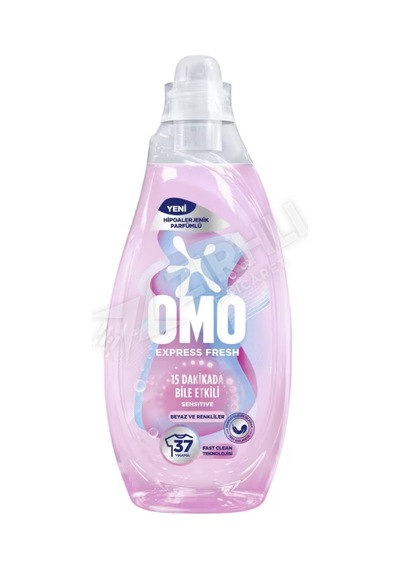 4 Adet Omo Express Hipoalerjenik Sıvı Deterjan 37 Yıkama 1480 Ml