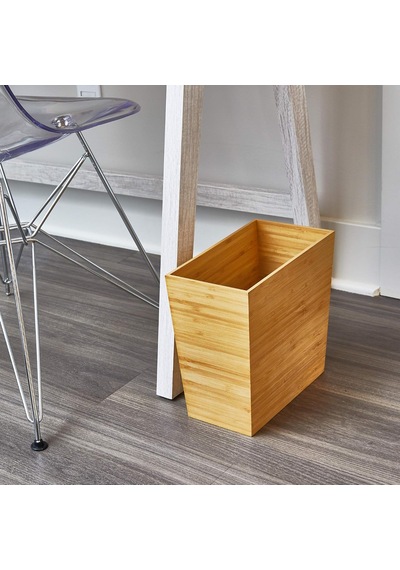 Idesign Formbu Dikdörtgen Çöp Kovası Bambu
