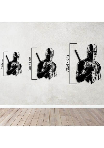 Deadpool Metal Duvar Dekoru