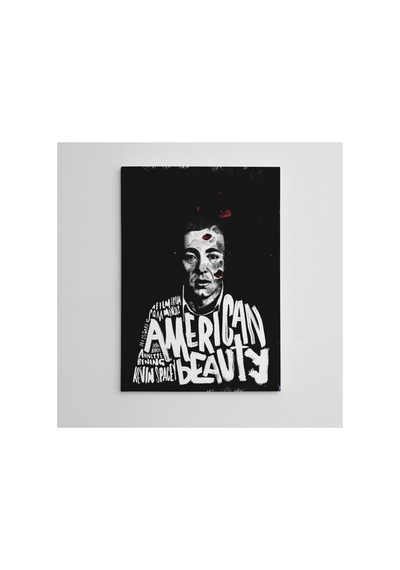 Amerikan Güzeli Mini Kanvas Tablo 100 X 140 Cm
