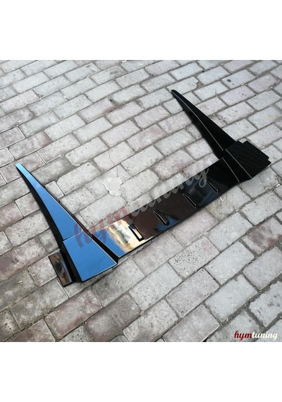 Honda Civic Fd6 Cam Üstü Spoiler 3 Parça Spoiler. Piano Black