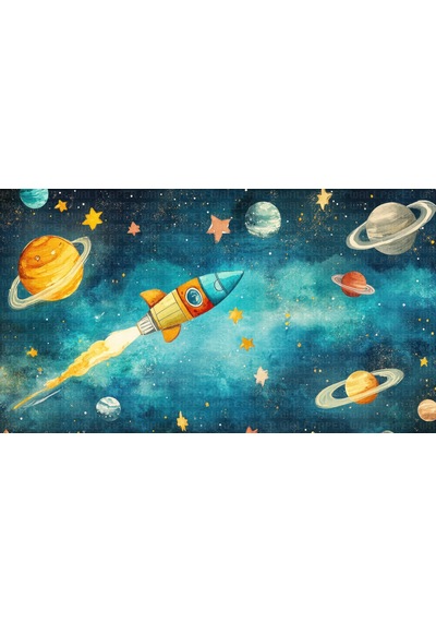 Çocuk Odası Uzay Serisi 25 Çocuk Odası Poster Duvar Kağıdı