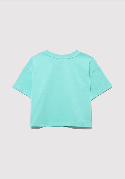 Mavi Mickey Mouse Baskılı Mavi Kız Çocuk T-shirt M7610332-71673 Mavi Mavi Mickey Mouse Baskılı Mavi Kız Çocuk T-shirt M7610332-71673 Mavi