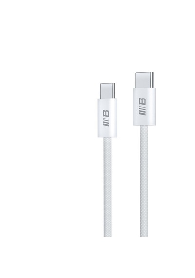 Blueo Braided PD 60W Ultra Hızlı Şarj V Data Kablosu Beyaz