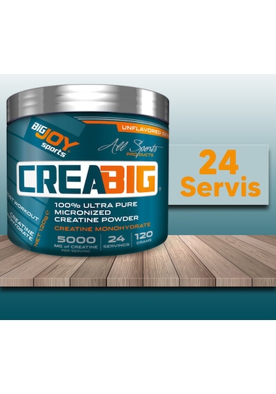 Bigjoy Creabig %100 Micronized Powder 120 Gram - Kreatin