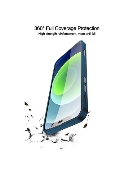 Apple Uyumlu iPhone 13 Pro Kilif 6.1 360 Tam Koruma + Yerlesik Ekran Koruyucu 516079371