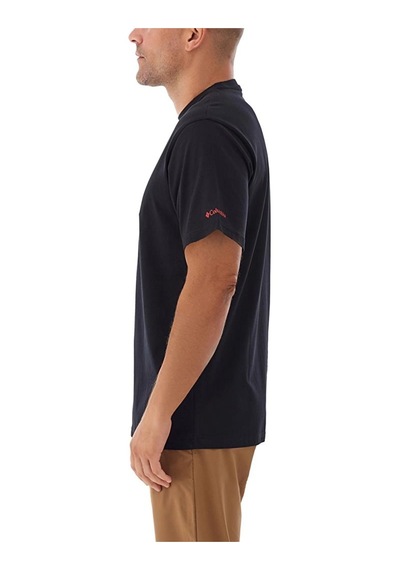 Columbia Csc M Peaked Badge Ss Tee Erkek Kısa Kollu Tişört Cs0397 001