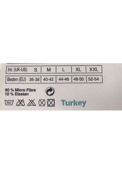 Miss Modinn Lazer Kesim Slip Külot Ten Rengi