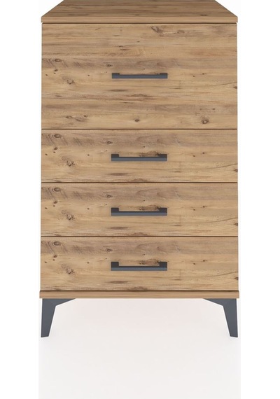 Hyperion Komodin 4 Çekmeceli 60x44x96 Çam-çam Atlas Çam