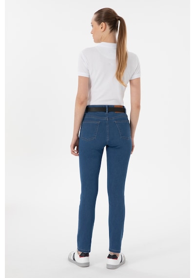 U.S. Polo Assn. Kadın Mavi Jean Toothpick Fit Pantolon 50307822-DN0022