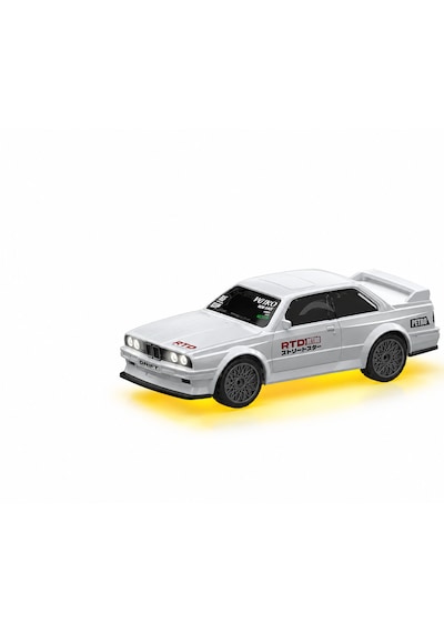 Rtd Retro Beyaz Uzaktan Kumandalı Spor Araba 2.4 Ghz 1:43 Ölçekli