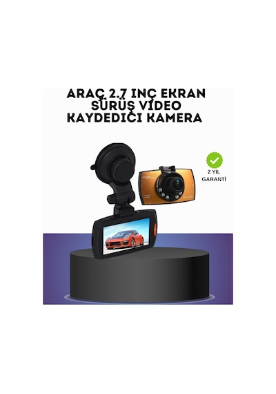 Hd Araç Kamerası 2.7 İnç Ekran G Sensor Destekli 63590972