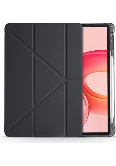 Vendas Honor Pad 10 12.1" Kılıf Zore Tri Folding Kalem Bölmeli Standlı Kılıf Kapaklı Kılıf