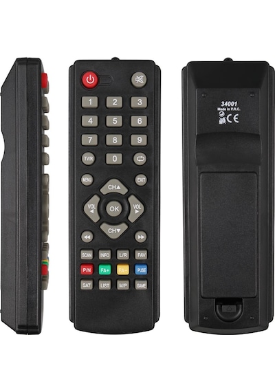 Yumatu Multiking - Mersat Multibox Scart - Hiremco Seoul Minibox Gold Game Tuşlu Uydu Alıcısı Kumandası