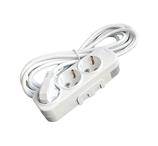 Elbi Myra 3lü Çocuk Korumalı Topraklı Grup Priz 3mt Kablolu