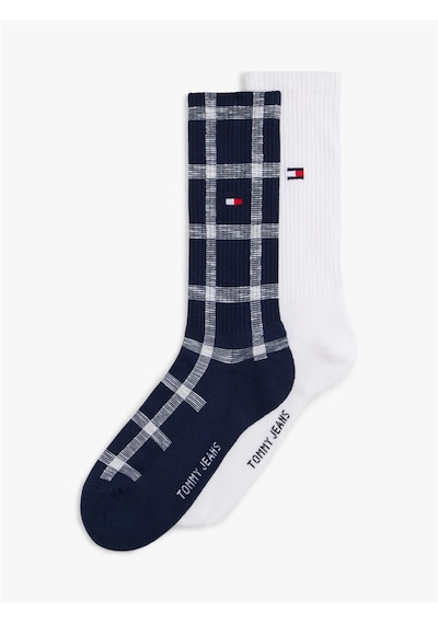 Tommy Hilfiger Th Unı Tj Sock 2p Tartan Uniseks Mavi Çorap - S701236476
