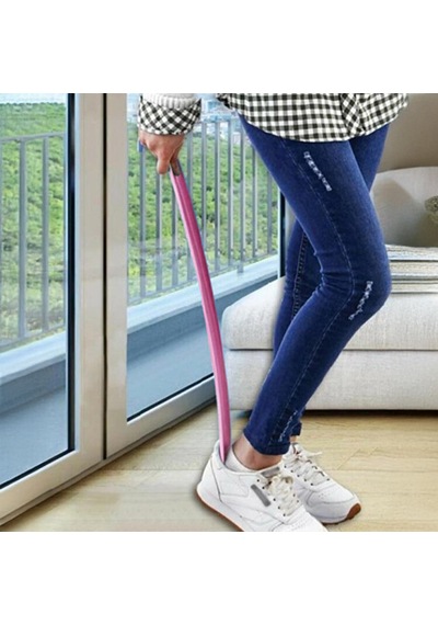 Porsima Org-200 Askılı Ayakkabı Çekeceği Uzun Plastik Kerata Ayakkabı Giyme Aparatı 60cm