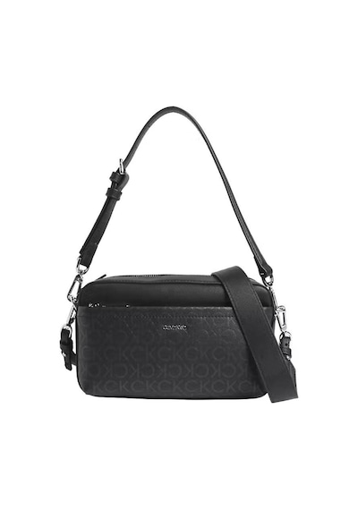 Calvin Klein Ck Must Aop Double Straps Camera-8270 Siyah