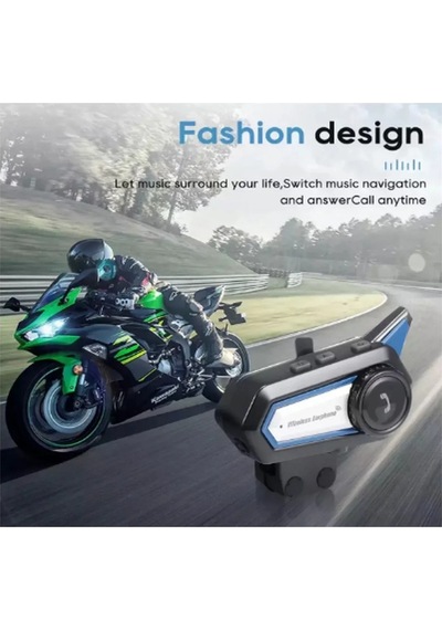 Just Cheap Store Bt31 Kask Kulaklık Bluetooth 5.0 Motosiklet Interkom Su Geçirmez Kablosuz Kulaklık