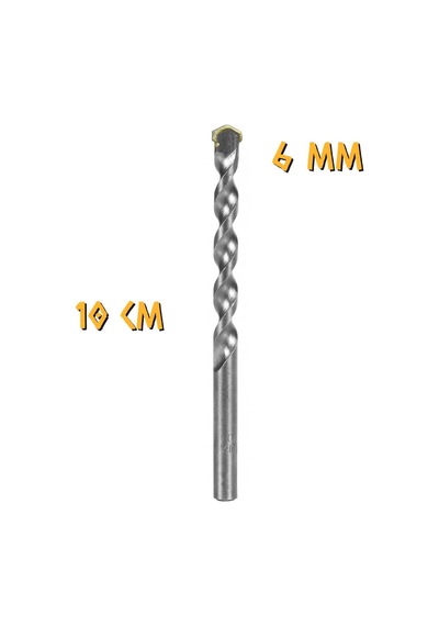 Kupa Tyson Beton-duvar Delici Elmas Matkap Ucu - 6 Mm. - 10 Cm. - 2 Adet