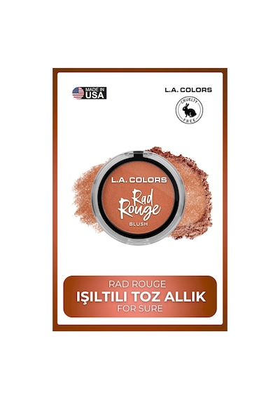 Rad Rouge Allık Serisi - Yoğun Renk Veren Uzun Süre Kalıcı Canlı Görünüm For Sure Cbl727