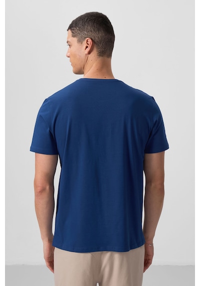 Tommylife Tommy Life Parlament Erkek Basic Kısa Kol Standart Kalıp O Yaka T-shirt - 87911 Parlament