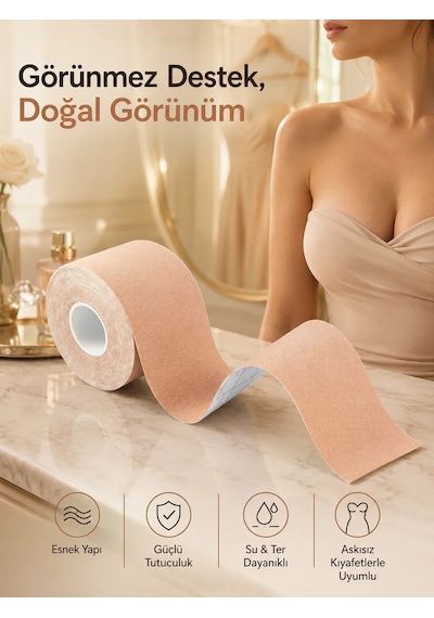 Veraura Lifestyle Toparlayıcı Göğüs Bandı Şekillendirici Ten Rengine Uygun Esnek Hassas Ciltlere Uygun Standart Veraura Lifestyle Toparlayıcı Göğüs Bandı Şekillendirici Ten Rengine Uygun Esnek Hassas Ciltlere Uygun Standart