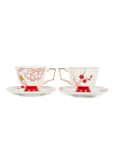 Mikasa Moor Poppy 2li Çay Fincanı Seti 240cc-5790 Çok renkli
