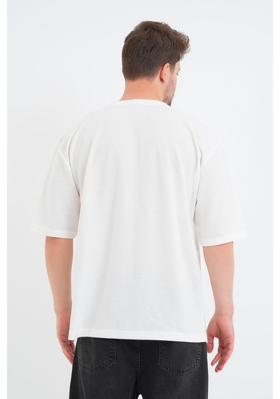 Redline Sway Erkek Oversize Tişört Beyaz
