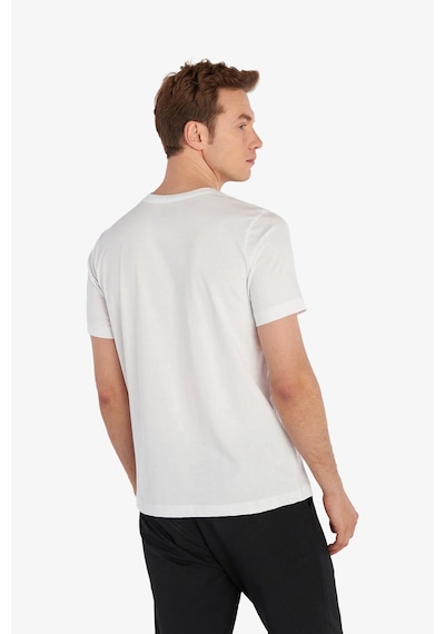 Hummel Hmlelemental Logo Cotton Tee Erkek Beyaz T-shirt 911947-9001 Beyaz
