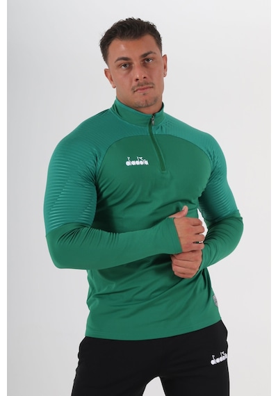 Diadora Premium Antrenman Eşofmanı Tek Üst Yeşil