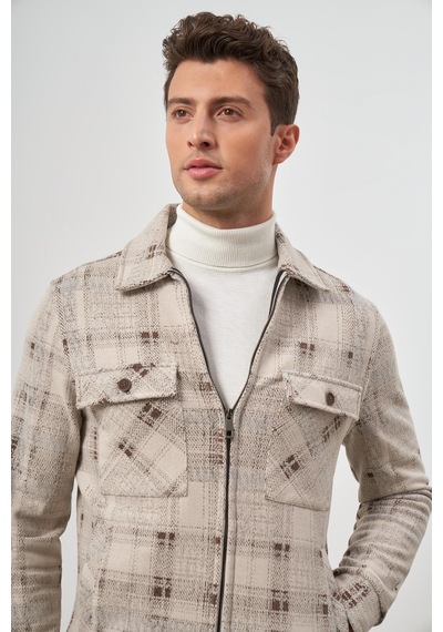 İmza Taba Örme Bebe Yaka Kendinden Desenli Yırtmaçsız Astarsız Slim Fit Classic Mont 1007245157 Taba İmza Taba Örme Bebe Yaka Kendinden Desenli Yırtmaçsız Astarsız Slim Fit Classic Mont 1007245157 Taba