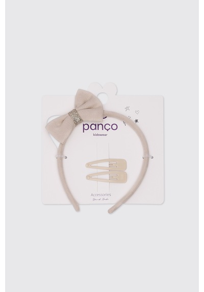 Panço Kız Çocuk Multi Taç-toka Seti 2612gk09005 Çok Renkli