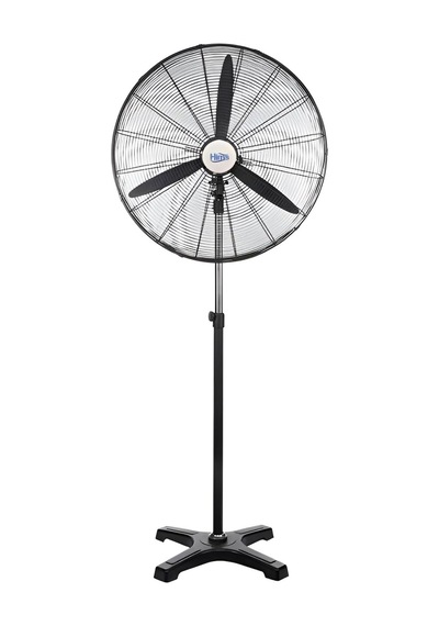 Hims Hef-a650 190w 26 İnç Siyah Alüminyum 3 Kanatlı Sanayi Tipi Ayaklı Vantilatör