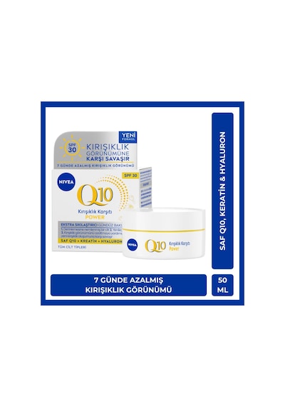 Nivea Q10 Power Kırışık Karşıtı Sıkılaştırıcı Gündüz Kremi 50 ML