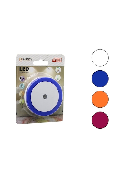 Ulbay Gc-01 Ulbay Gece Lambası 0.1w Yuvarlak Fotoselli - 10'li Paket Diğer
