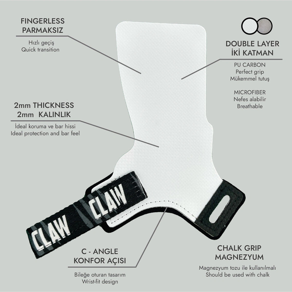 Carbon Grips Gen 2 Crossfit Eldiveni Jimnastik Eldiveni Crossfit Grips