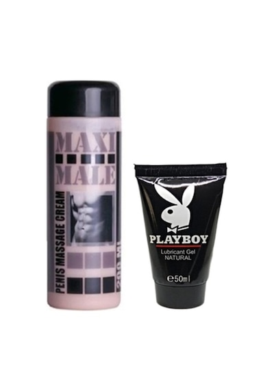 Maxi Male Hintohu Maxi Male Cream 200 Ml Ve Playboy Naturallubricant 50 Ml