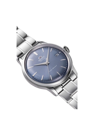 Orient Bombino Ra-ac0m10l30b Kurmalı Otomatik Çelik Gri Mavi Kadran 38 Mm Erkek Kol Saati Gri