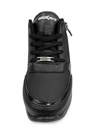 Wickers Dolgu Tabanlı Fermuarlı Sneaker Siyah