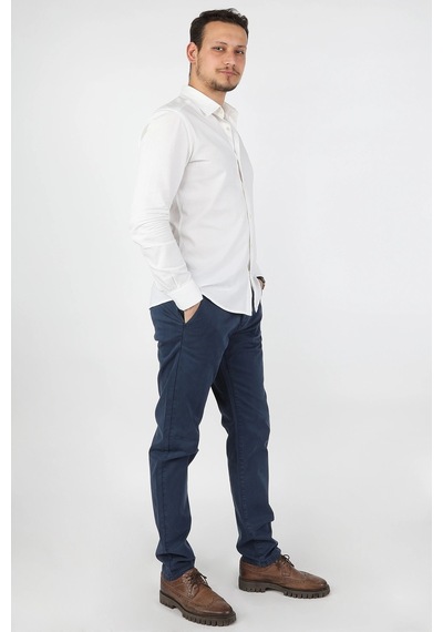 Balins Erkek Fleto Cep Gabardin Pantolon Lacivert