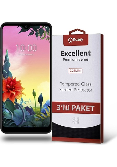 LG Uyumlu K50S Ekran Koruyucu Cam 3 Adet (533984174)
