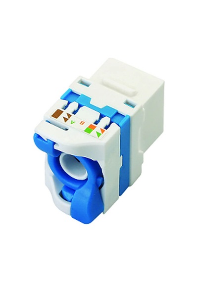 Cat6 Utp Keystone Jack 180 Derece Çevirmeli Tip - 1 Adet