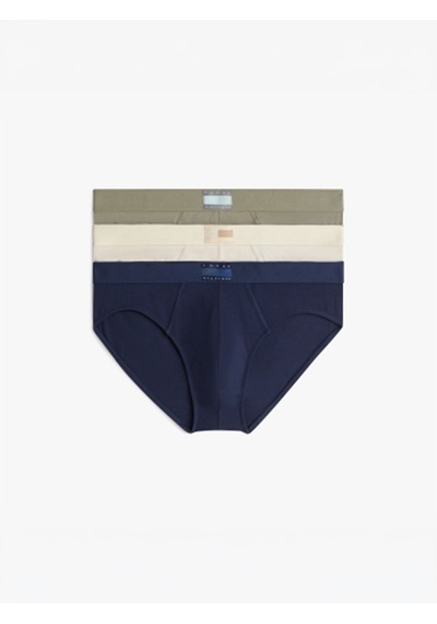 Tommy Hilfiger 3p Brıef Dtm Erkek Gri Boxer - Um0um03855