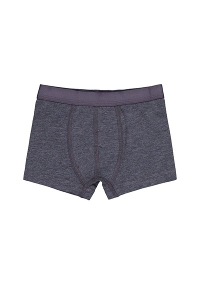 Civil Boys Gri-siyah 2-12 Yaş Erkek Çocuk 2'li Boxer - Standart