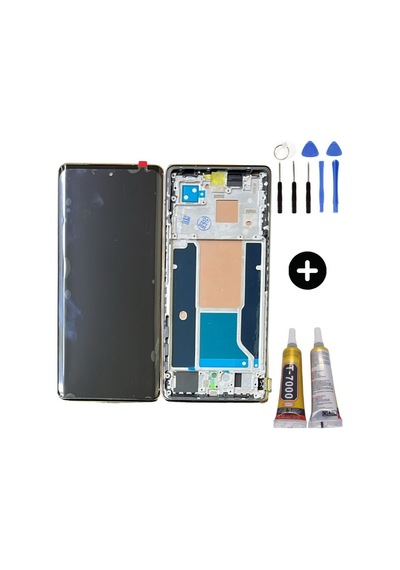 İnfinix Zero 30 X6731b Uyumlu Çıtalı Lcd Ekran Dokunmatik Gold + Montaj Seti
